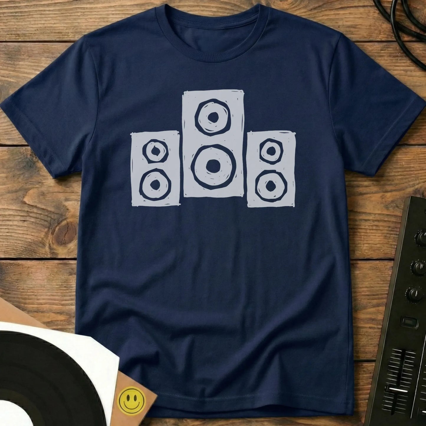 Speaker Sketch T-Shirt Navy / S Speaker Sketch T-Shirt
