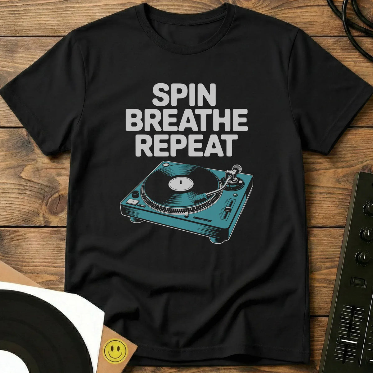 Spin Breathe Repeat T-Shirt Black / S Spin Breathe Repeat T-Shirt