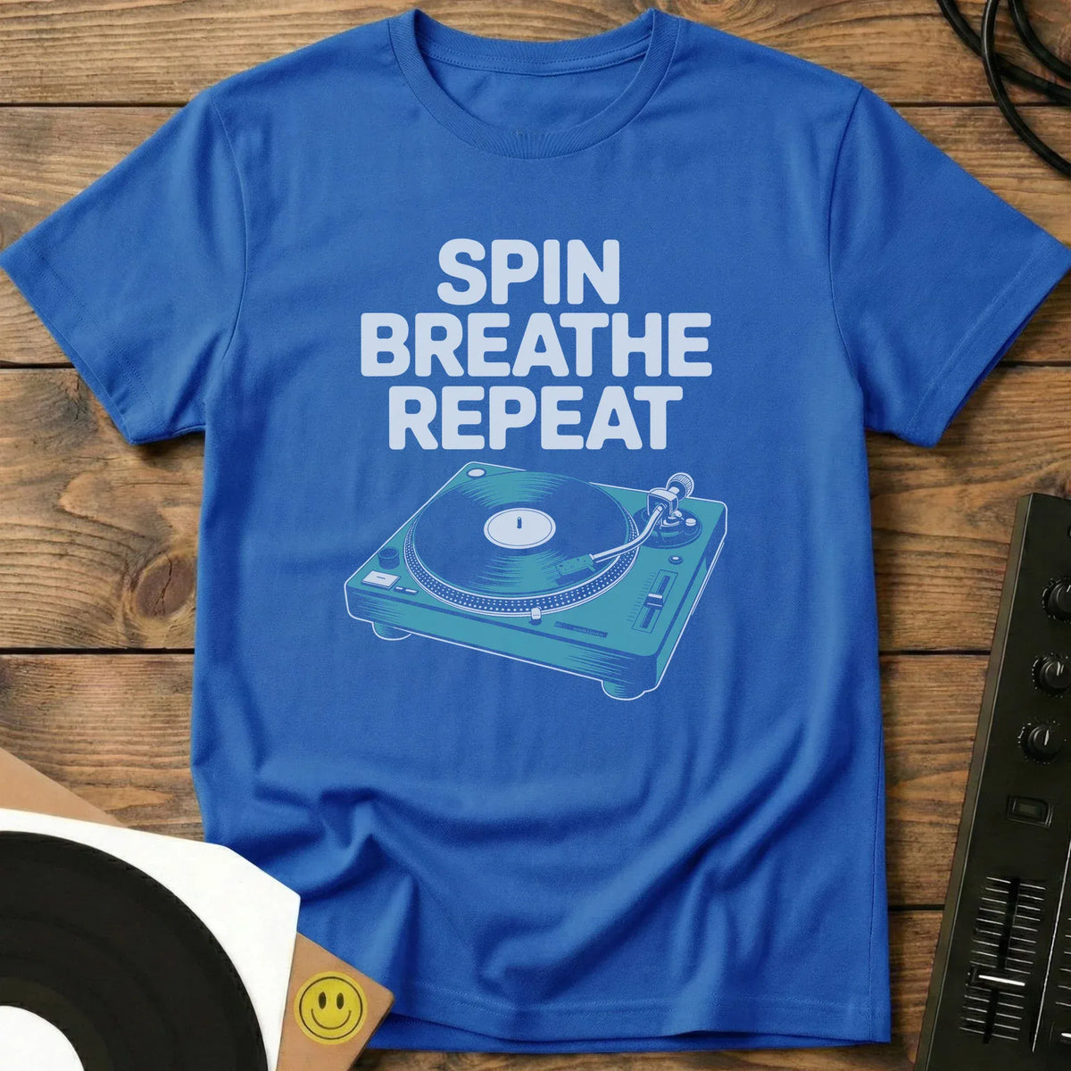 Spin Breathe Repeat T-Shirt Royal / S Spin Breathe Repeat T-Shirt