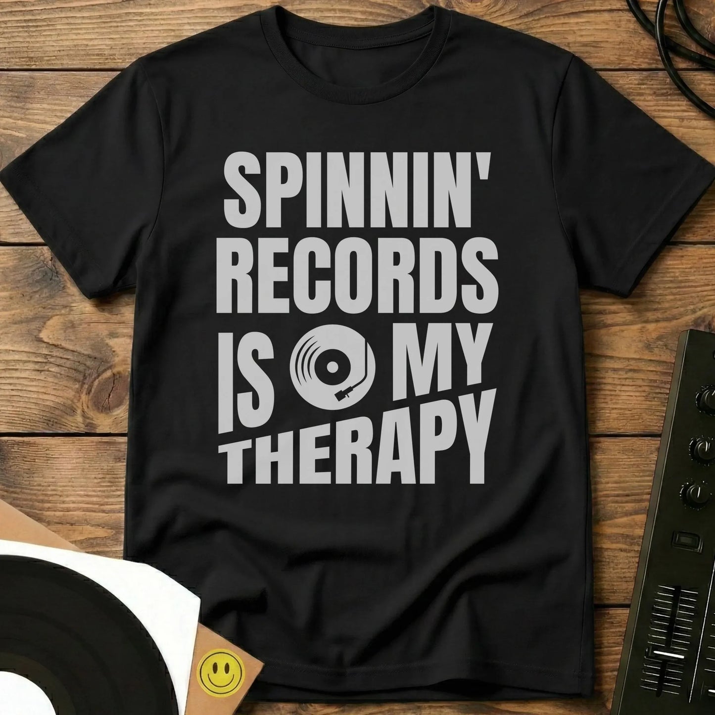 Spinnin' Records Is My Therapy T-Shirt Black / S Spinnin' Records Is My Therapy T-Shirt