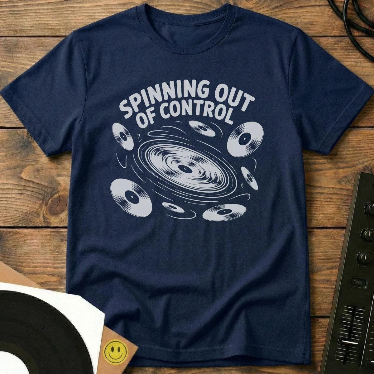 Spinning Out Of Control T-Shirt Navy / S Spinning Out Of Control T-Shirt