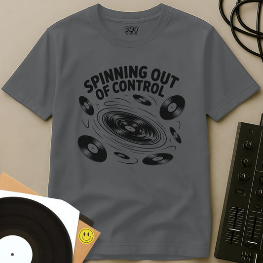 Spinning Out Of Control T-Shirt Sport Grey / S Spinning Out Of Control T-Shirt