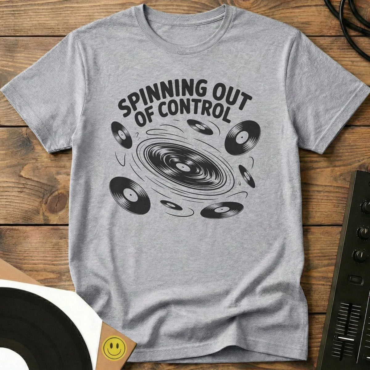 Spinning Out Of Control T-Shirt Sport Grey / S Spinning Out Of Control T-Shirt