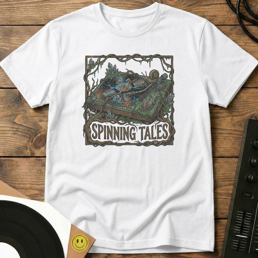 Spinning Tales T-Shirt White / S Spinning Tales T-Shirt