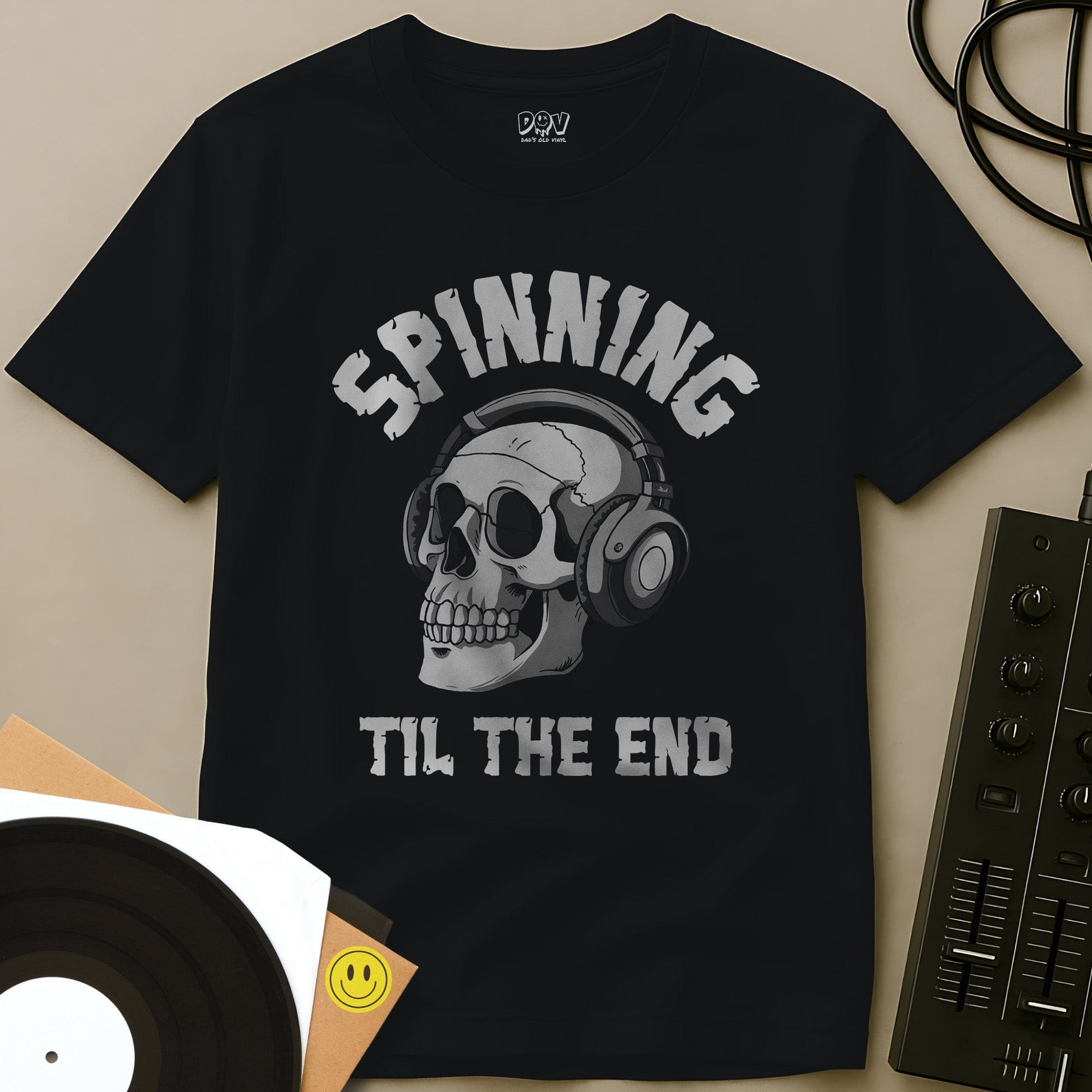 Spinning Til The End T-Shirt Black / S Spinning Til The End T-Shirt