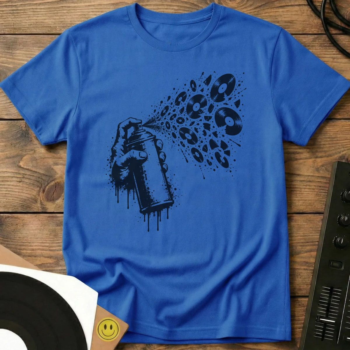 Spray Records T-Shirt Royal / S Spray Records T-Shirt