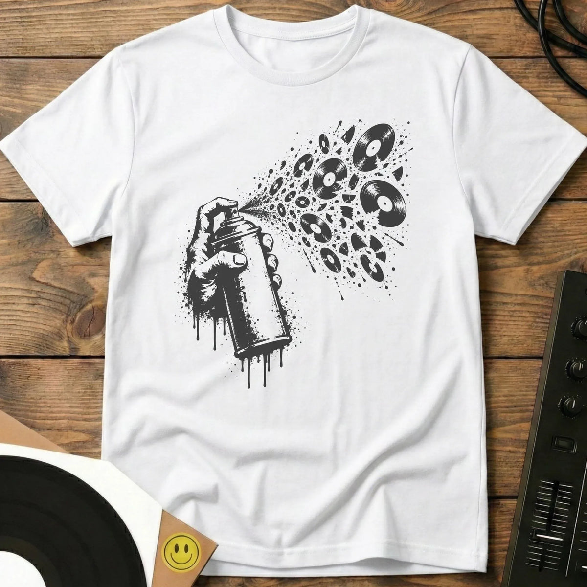 Spray Records T-Shirt White / S Spray Records T-Shirt