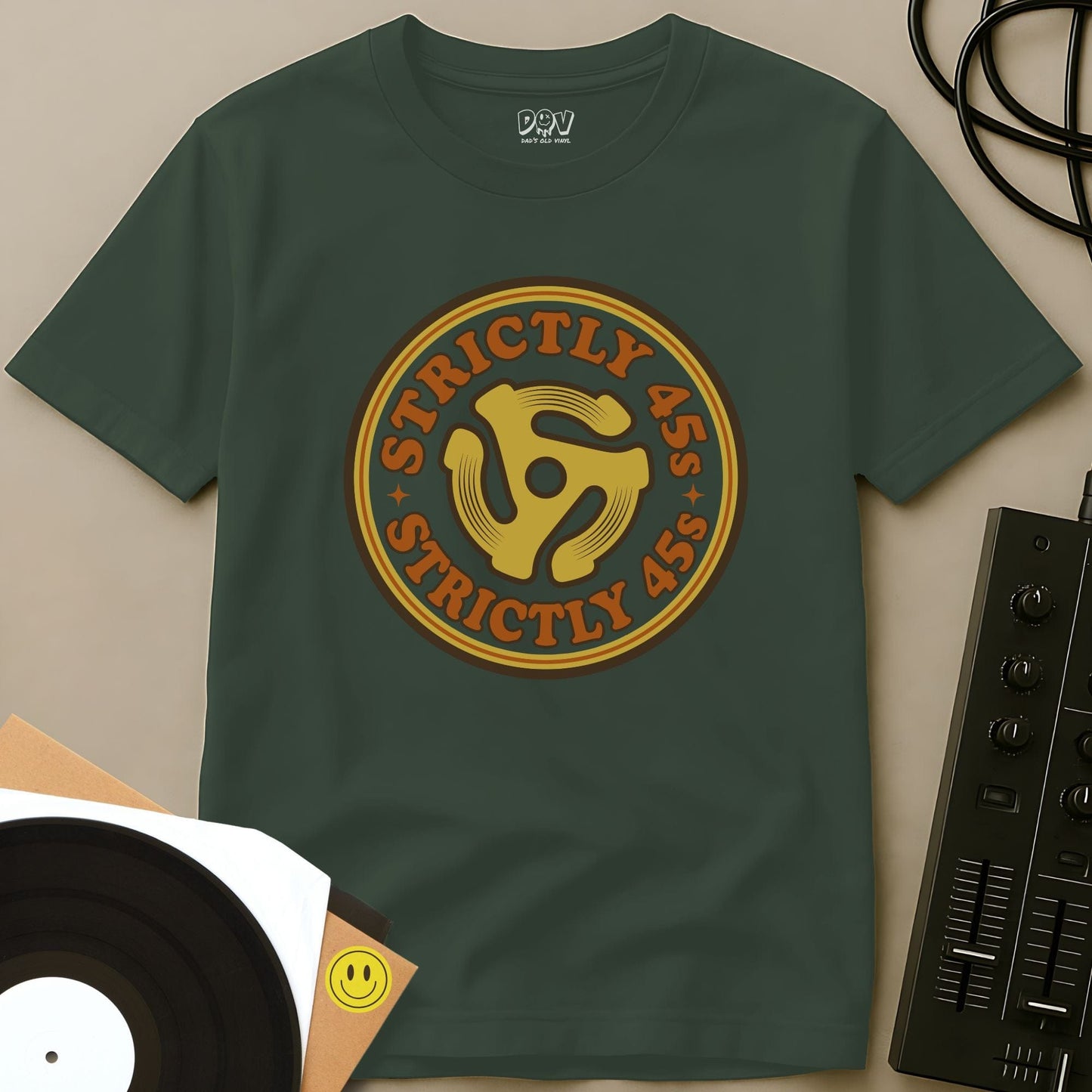 Strictly 45s T-Shirt Military Green / S Strictly 45s T-Shirt