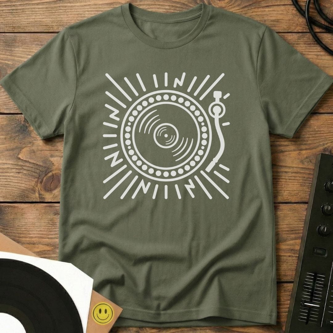 Sun Spin T-Shirt Military Green / S Sun Spin T-Shirt