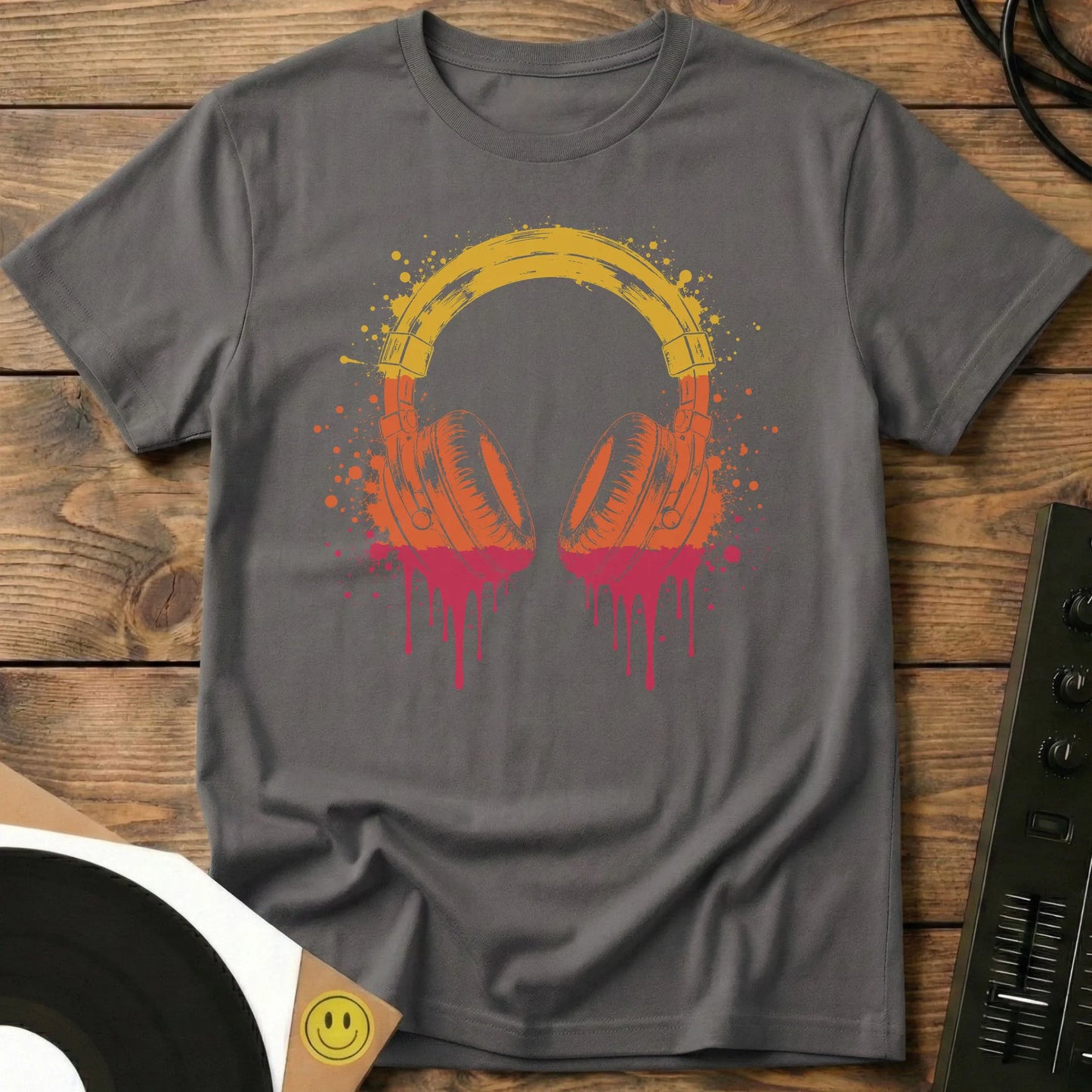 Sunset Cans T-Shirt Charcoal / S Sunset Cans T-Shirt