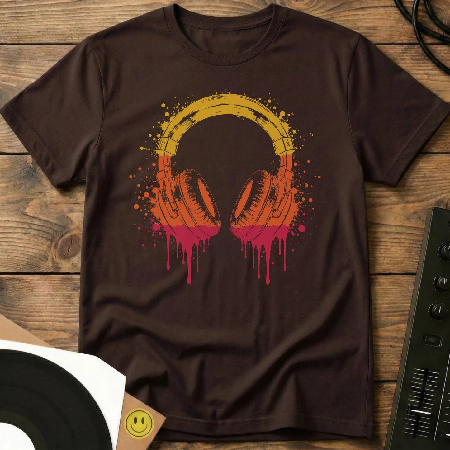 Sunset Cans T-Shirt Dark Chocolate / S Sunset Cans T-Shirt