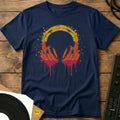 Sunset Cans T-Shirt Navy / S Sunset Cans T-Shirt
