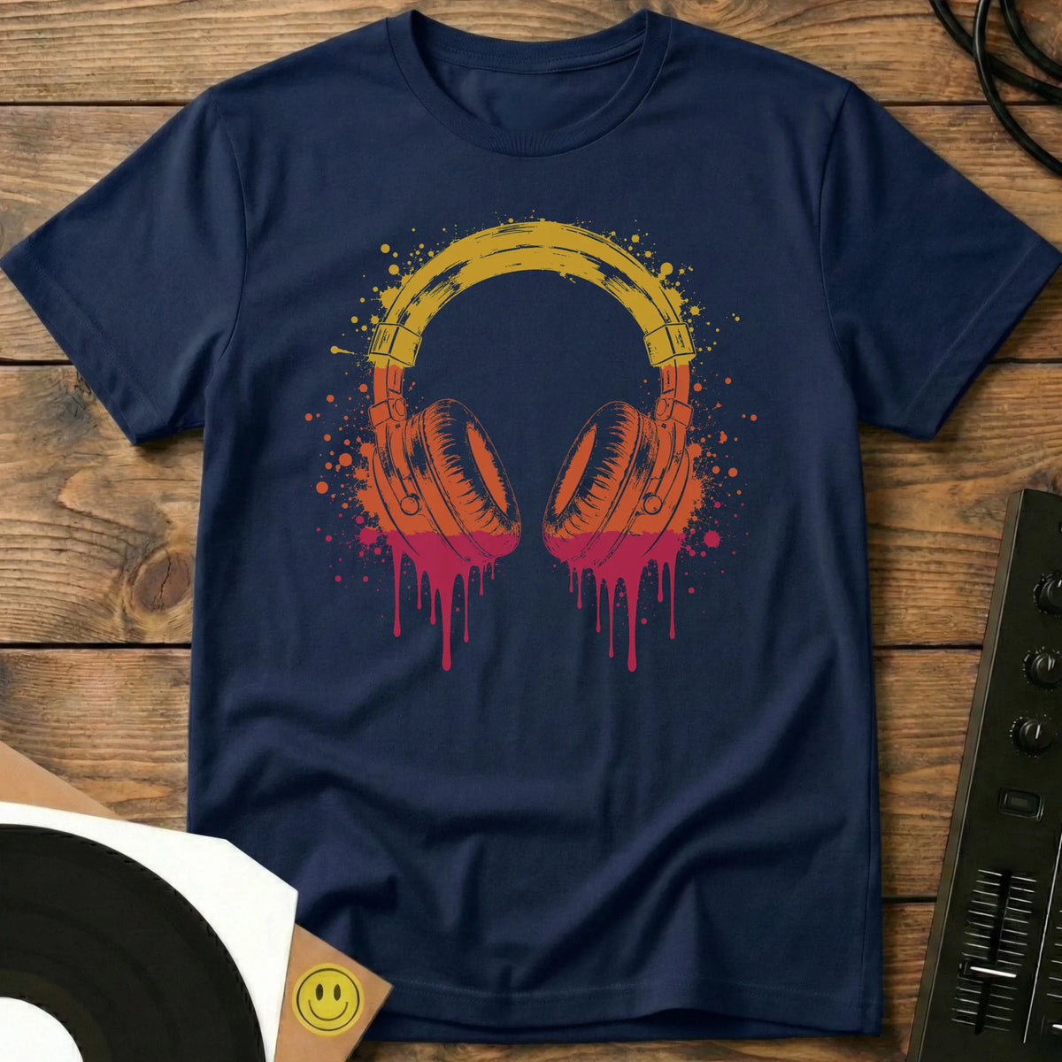 Sunset Cans T-Shirt Navy / S Sunset Cans T-Shirt