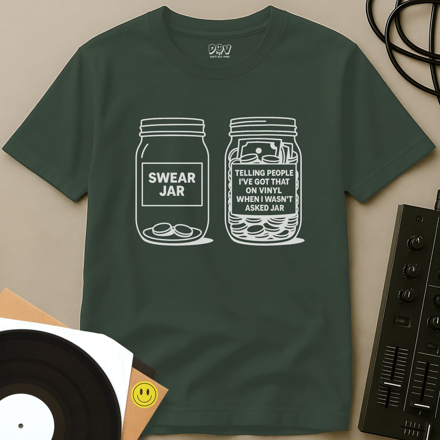 Swear Jar T-Shirt Military Green / S Swear Jar T-Shirt