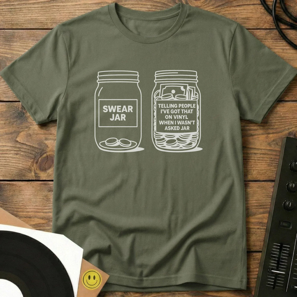 Swear Jar T-Shirt Military Green / S Swear Jar T-Shirt