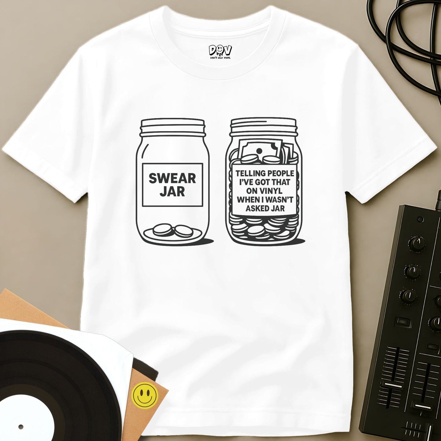 Swear Jar T-Shirt White / S Swear Jar T-Shirt