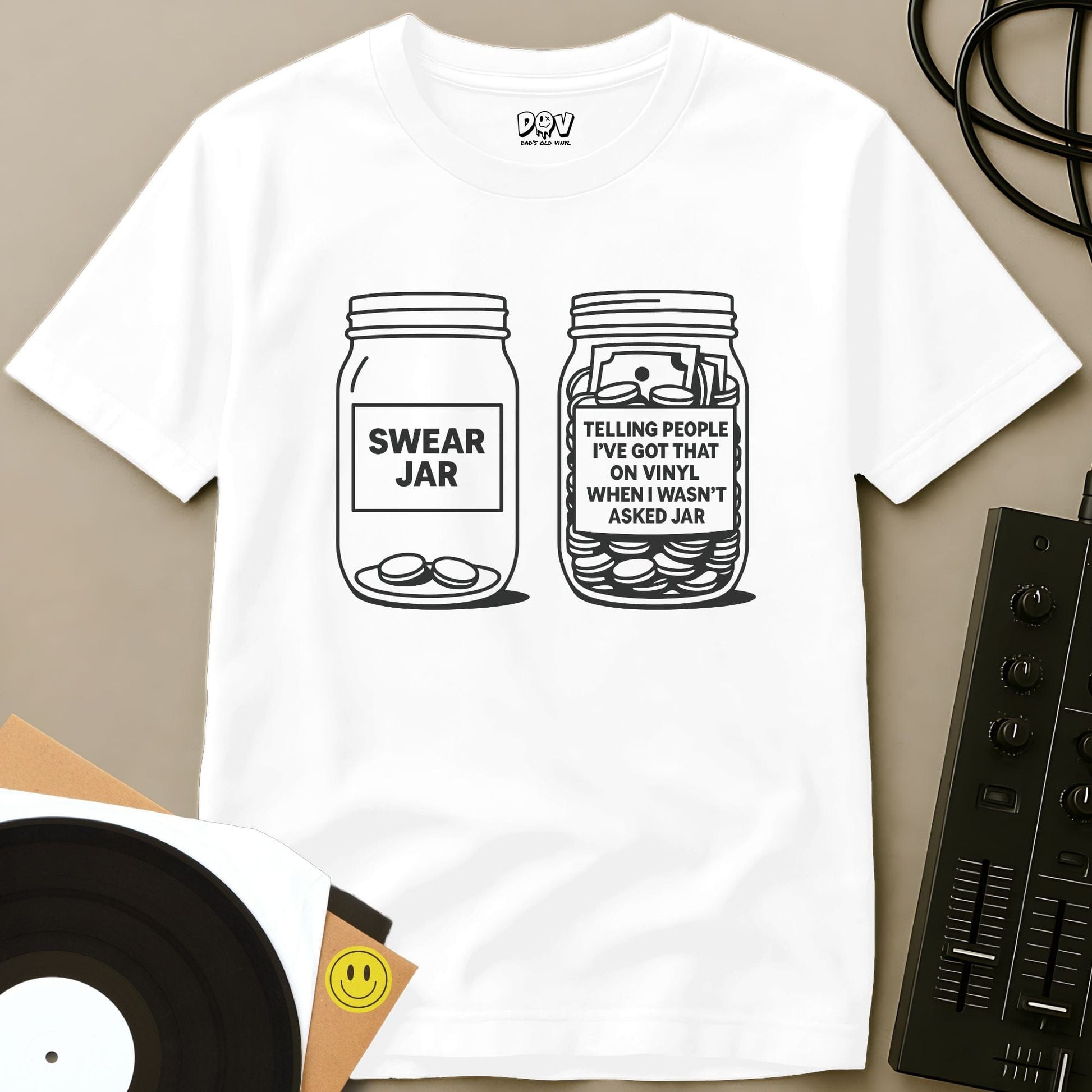 Swear Jar T-Shirt White / S Swear Jar T-Shirt