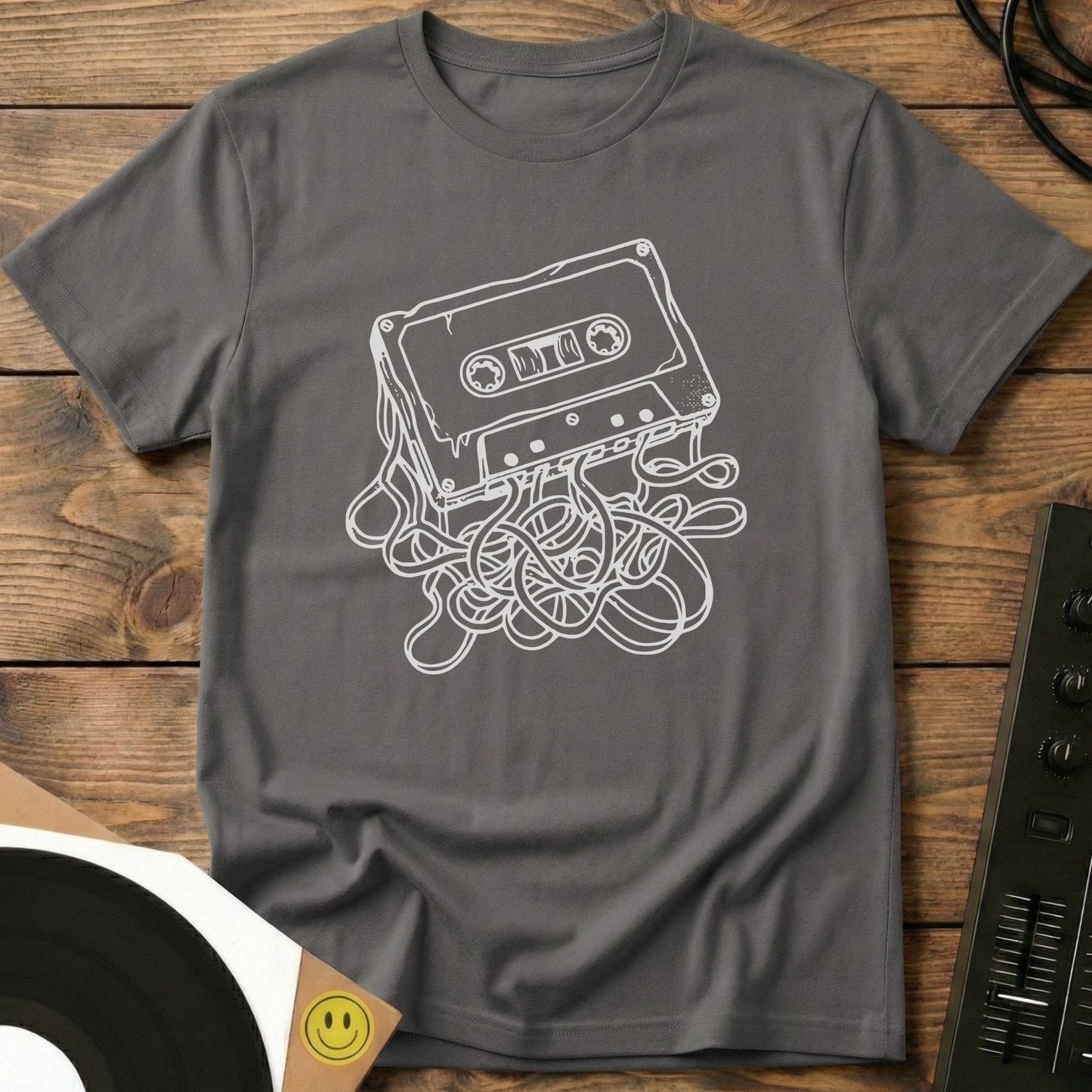 Tape Tangle T-Shirt Charcoal / S Tape Tangle T-Shirt