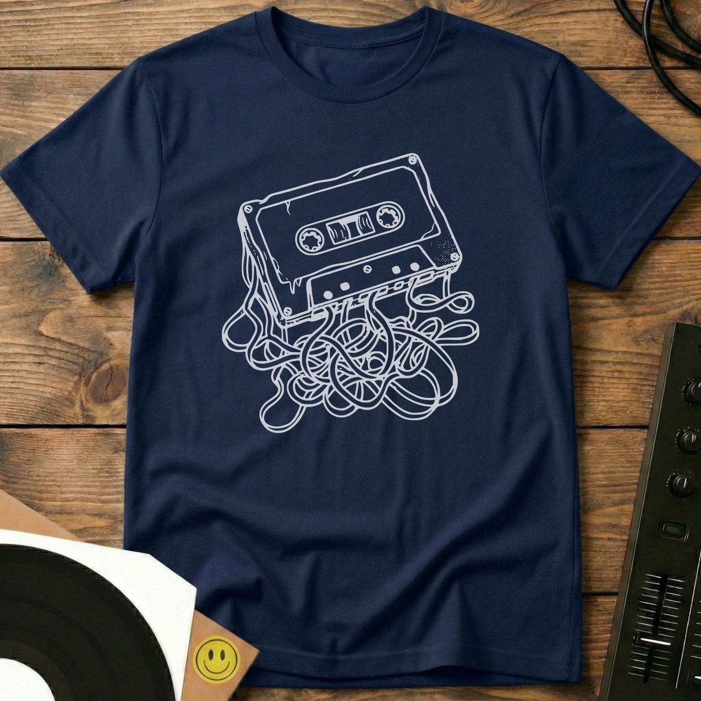 Tape Tangle T-Shirt Navy / S Tape Tangle T-Shirt