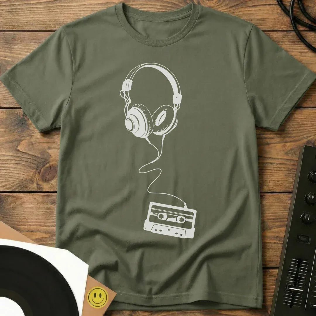 Tape To Ears T-Shirt Military Green / S Tape To Ears T-Shirt