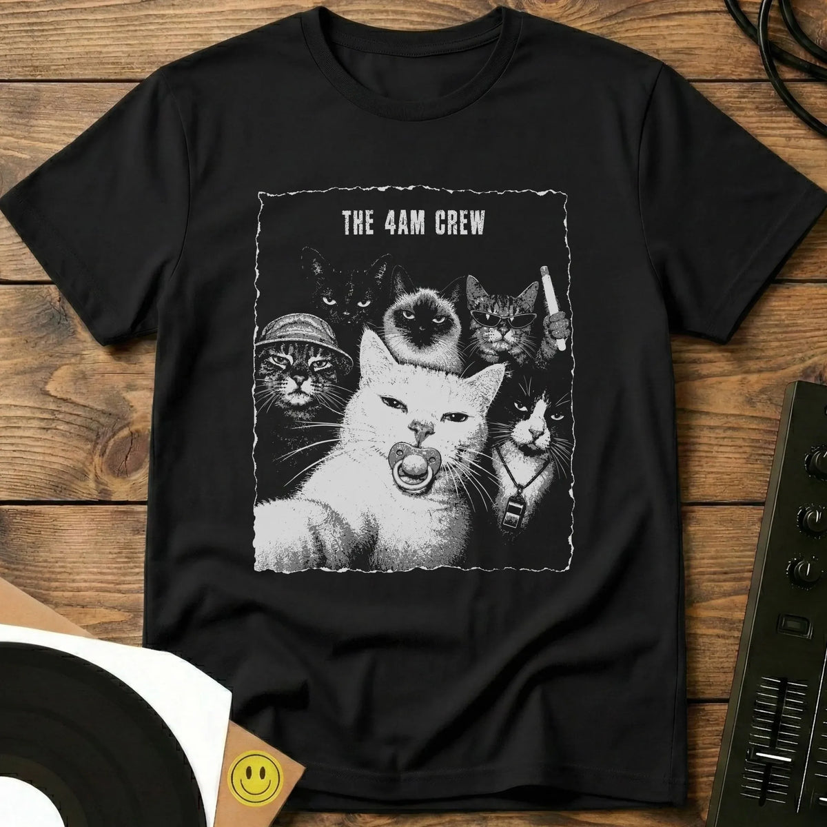 The 4am Crew T-Shirt Black / S The 4am Crew T-Shirt