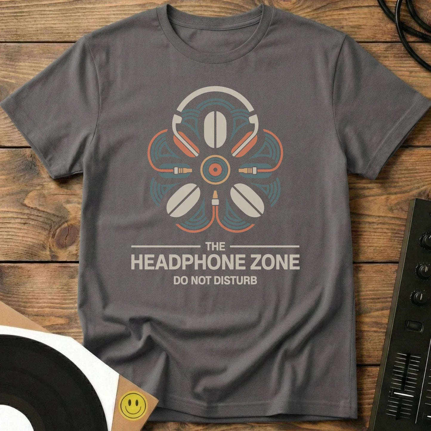 The Headphone Zone T-Shirt Charcoal / S The Headphone Zone T-Shirt