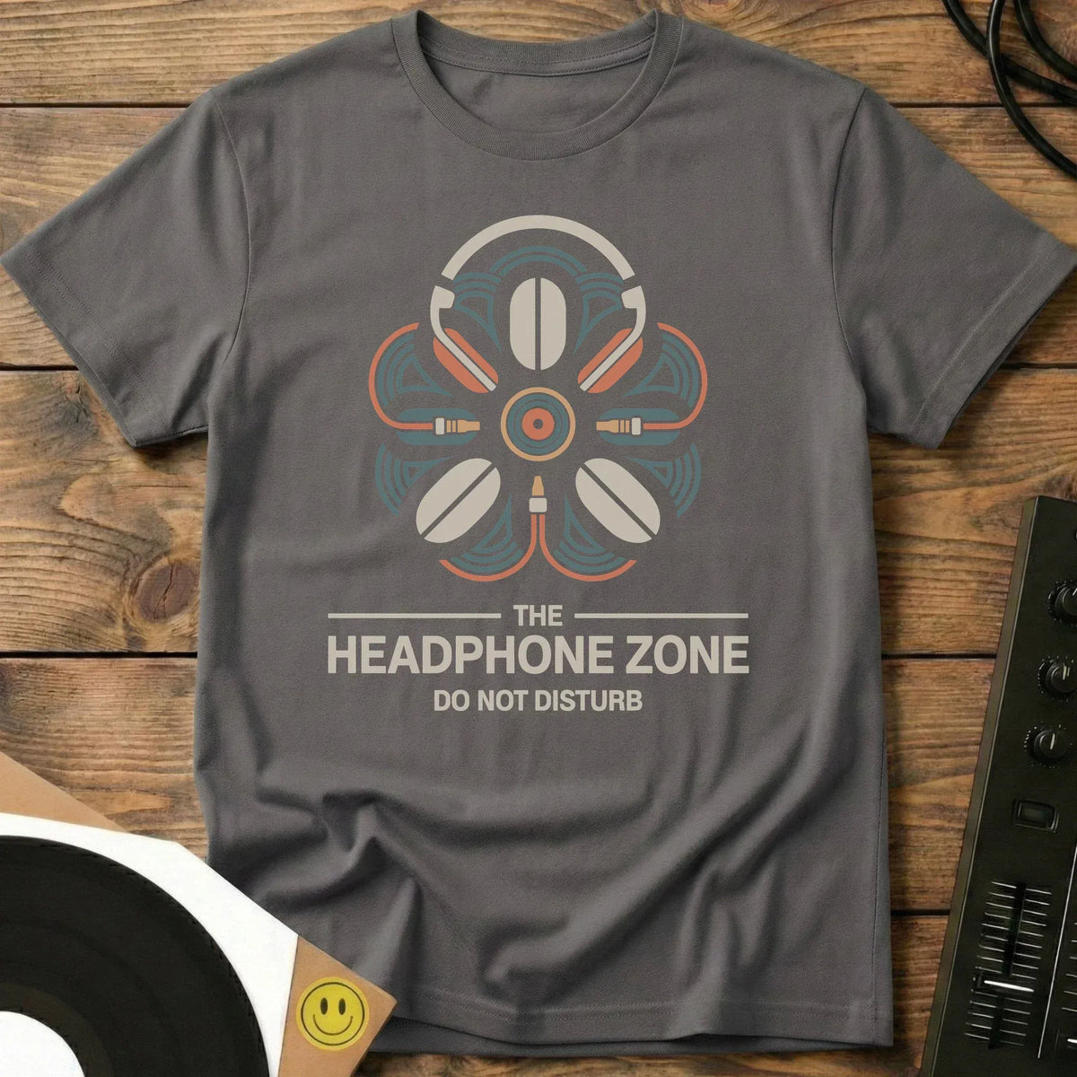 The Headphone Zone T-Shirt Charcoal / S The Headphone Zone T-Shirt