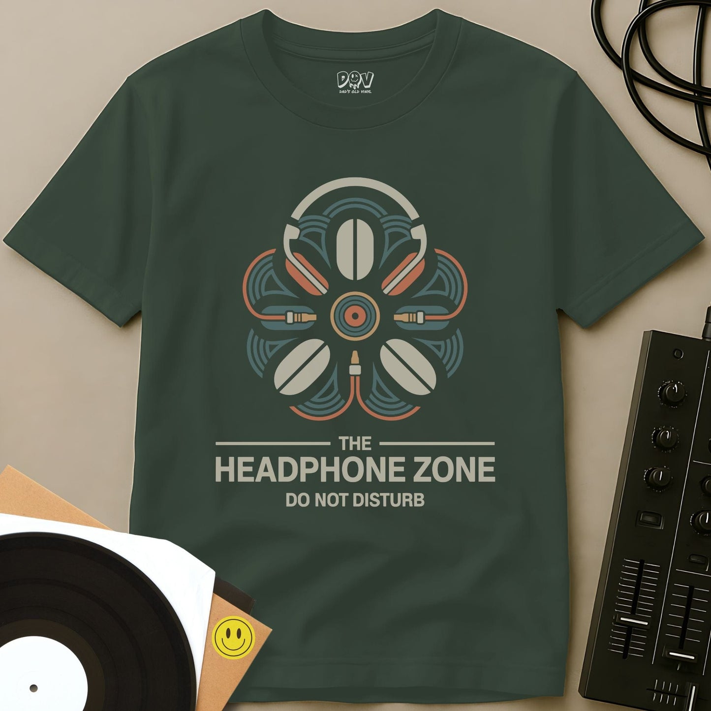 The Headphone Zone T-Shirt Military Green / S The Headphone Zone T-Shirt