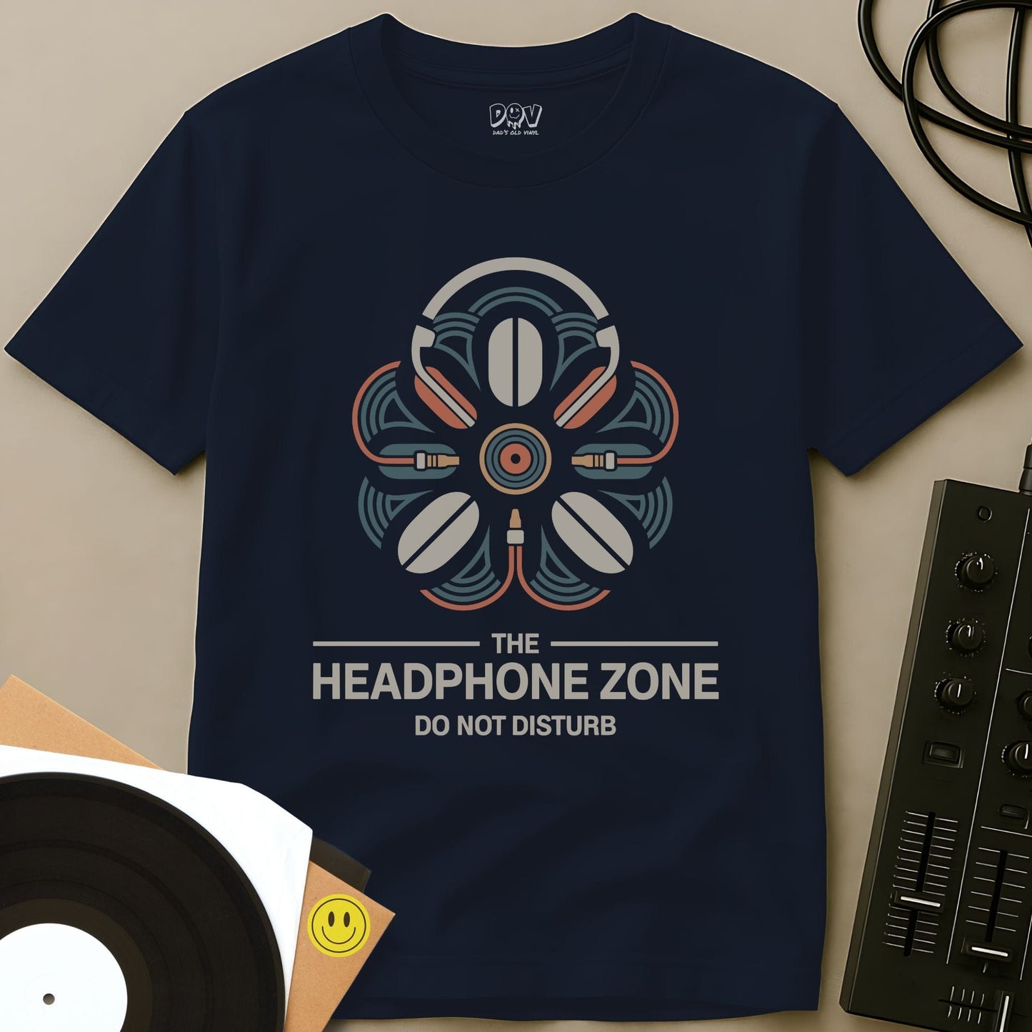 The Headphone Zone T-Shirt Navy / S The Headphone Zone T-Shirt