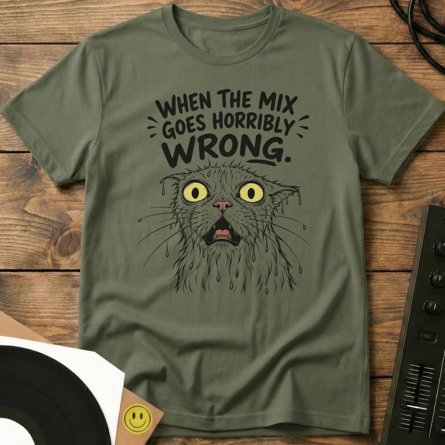 The Mix Goes Wrong T-Shirt Military Green / S The Mix Goes Wrong T-Shirt