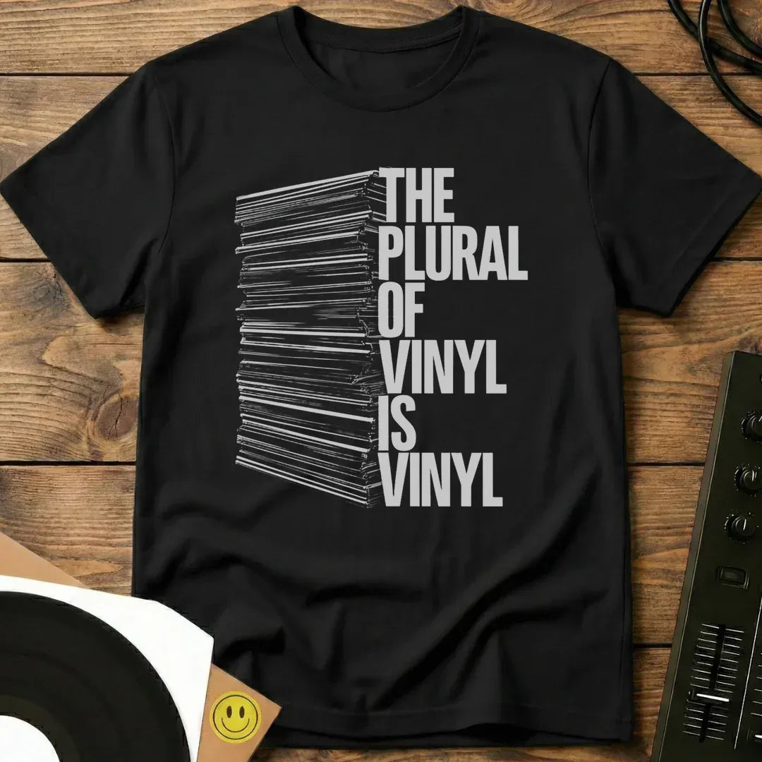 The Plural Of Vinyl T-Shirt Black / S The Plural Of Vinyl T-Shirt