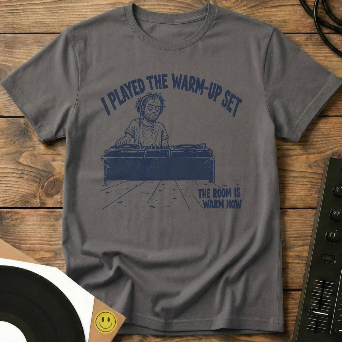 The Room Is Warm t-shirt in Charcoal
