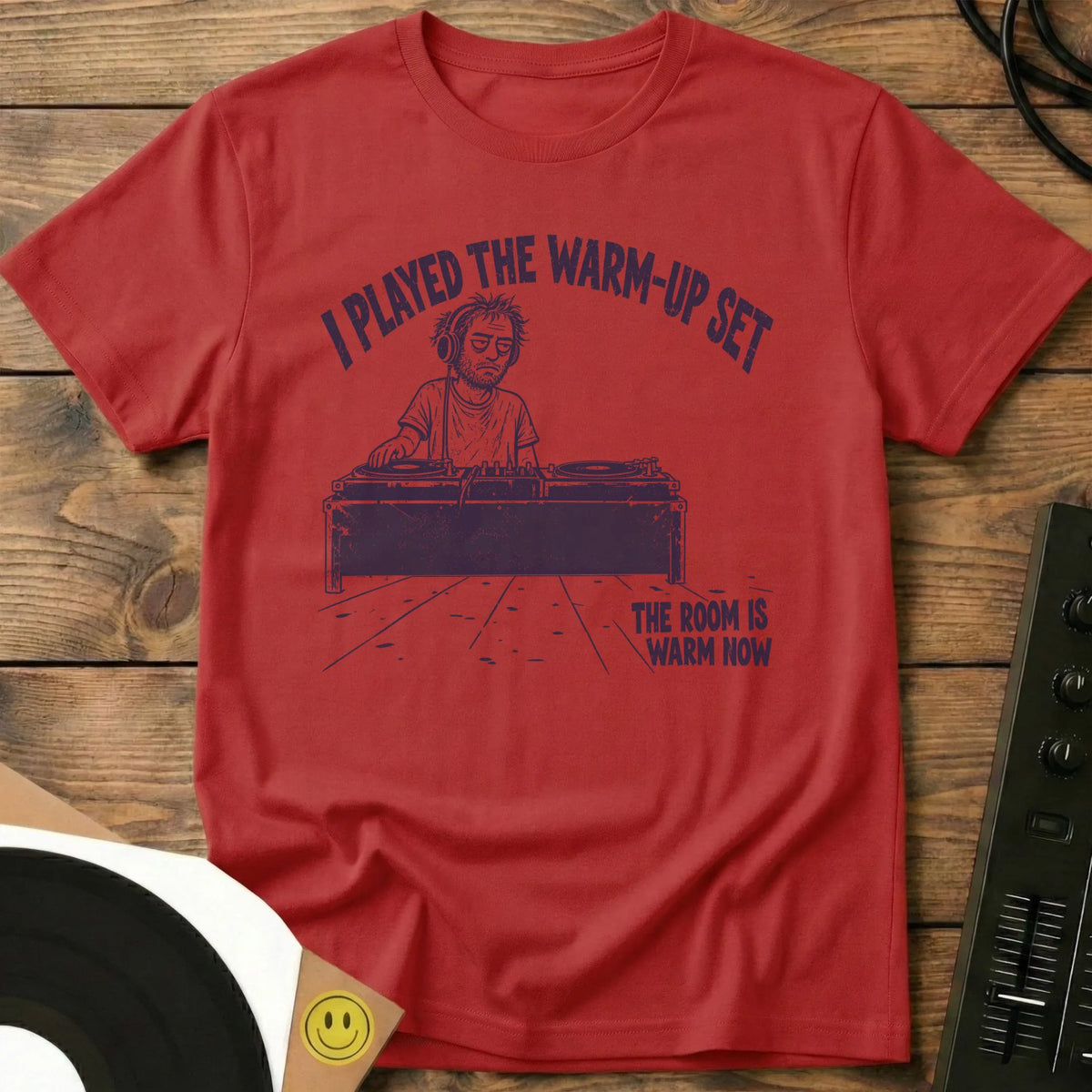 The Room Is Warm t-shirt in Red