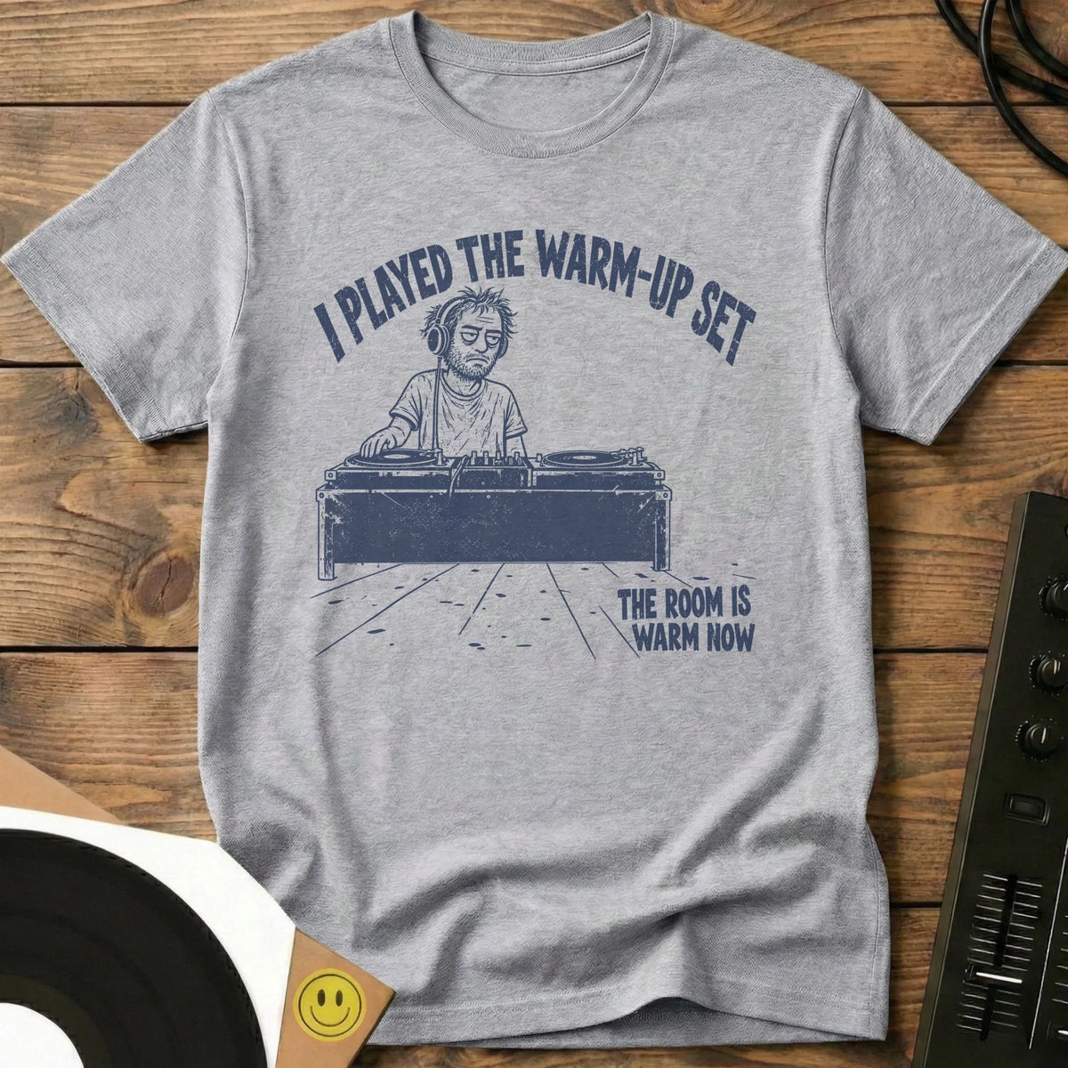 The Room Is Warm t-shirt in Sport Grey
