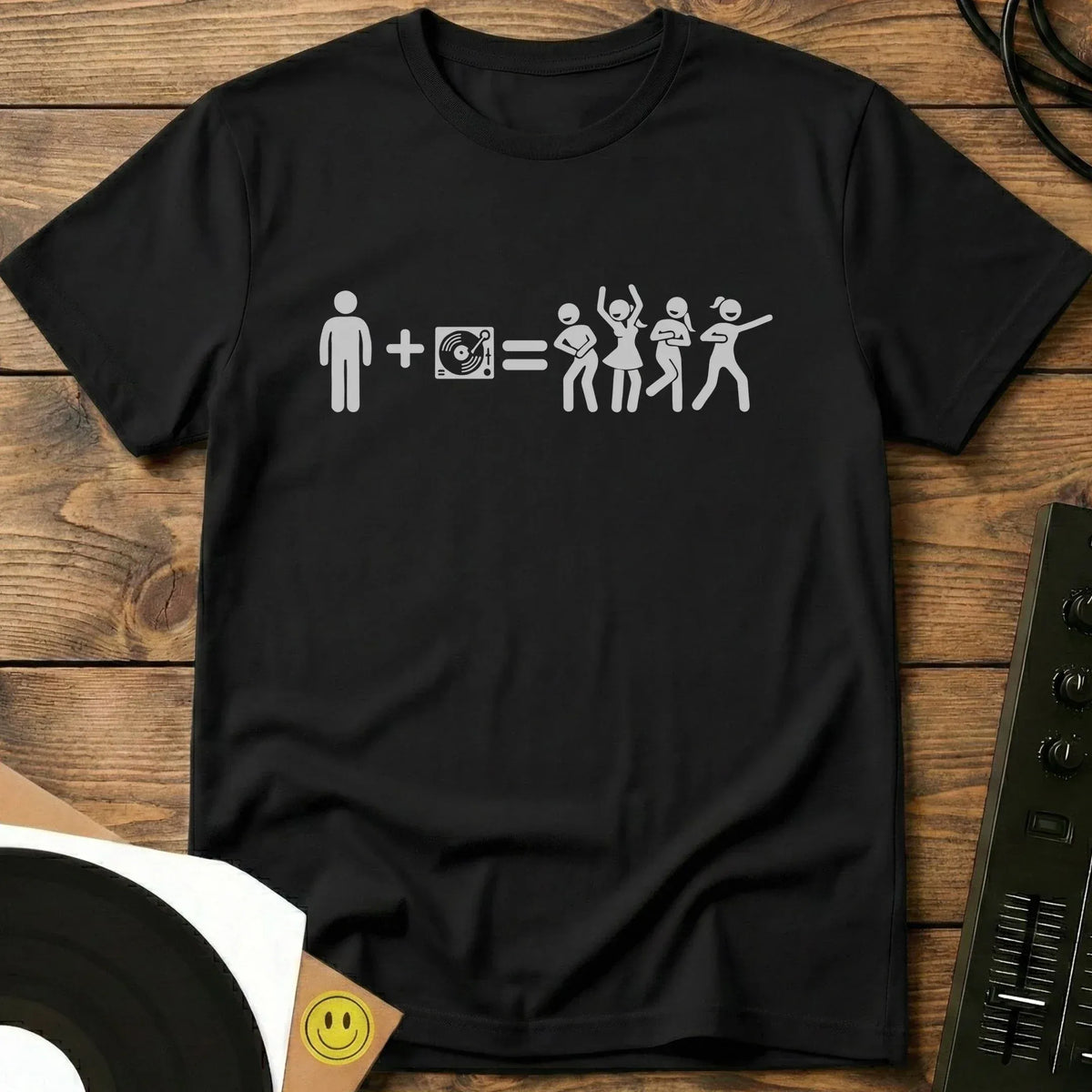 The Turntable Effect T-Shirt Black / S The Turntable Effect T-Shirt
