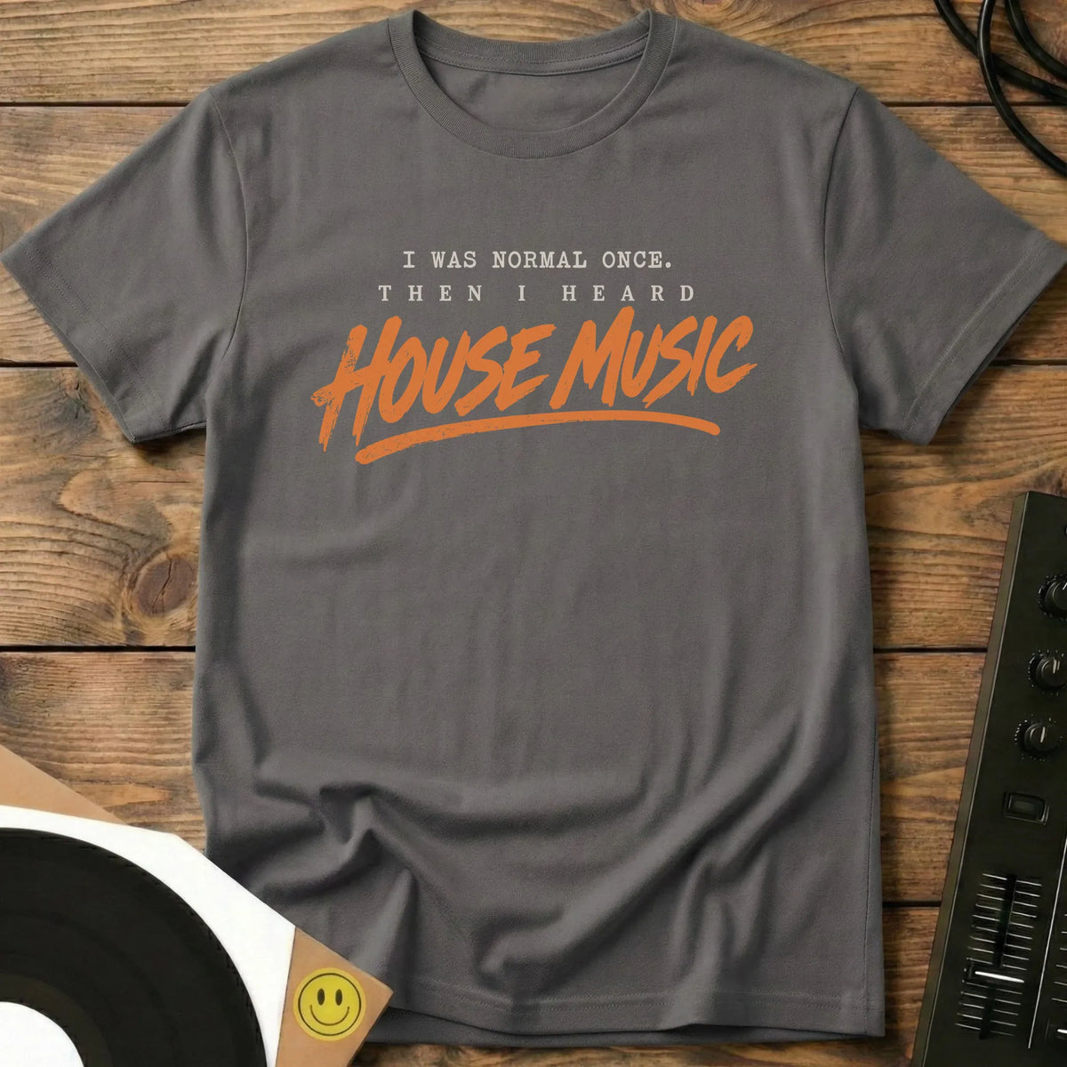 Then I Heard House T-Shirt Charcoal / S Then I Heard House T-Shirt
