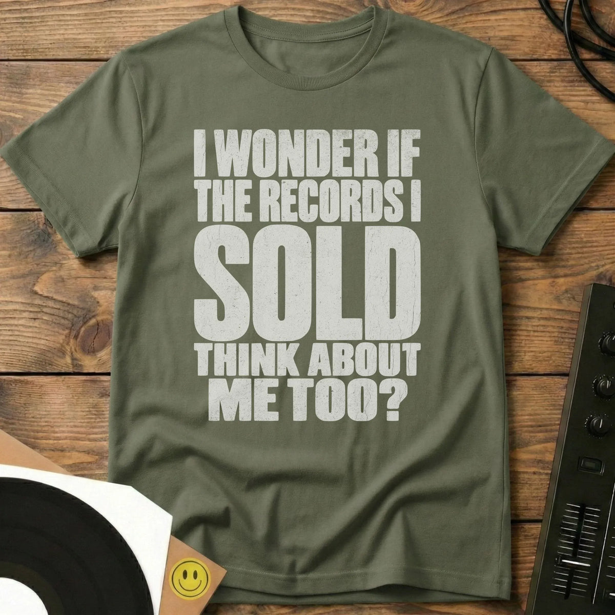 Think About Me Too t-shirt in Military Green