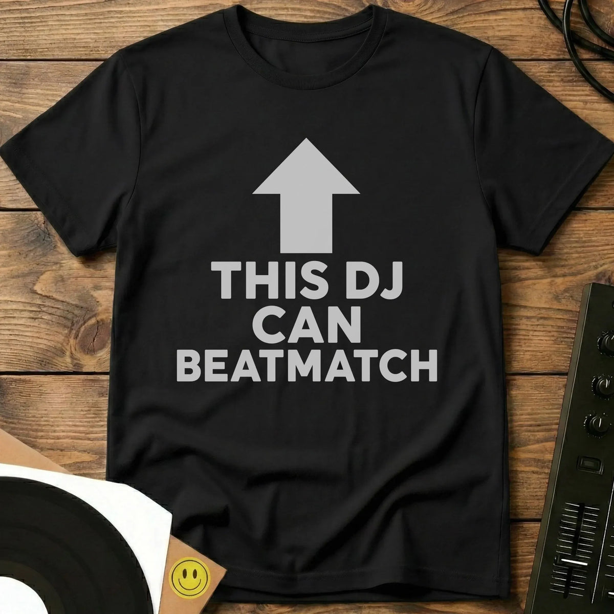 This DJ Can Beatmatch T-Shirt Black / S This DJ Can Beatmatch T-Shirt