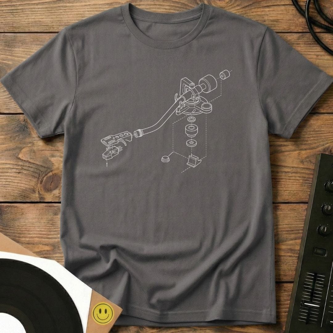 Tone Arm Cad T-Shirt Charcoal / S Tone Arm Cad T-Shirt