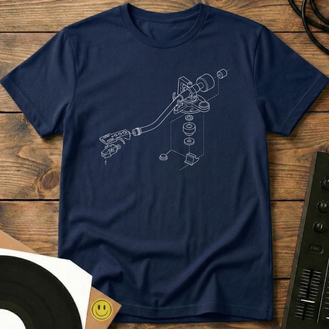 Tone Arm Cad T-Shirt Navy / S Tone Arm Cad T-Shirt