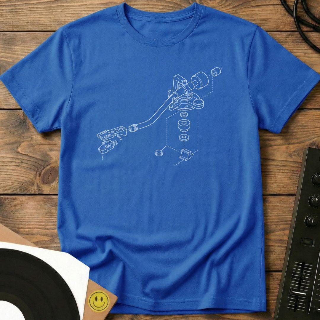 Tone Arm Cad T-Shirt Royal / S Tone Arm Cad T-Shirt