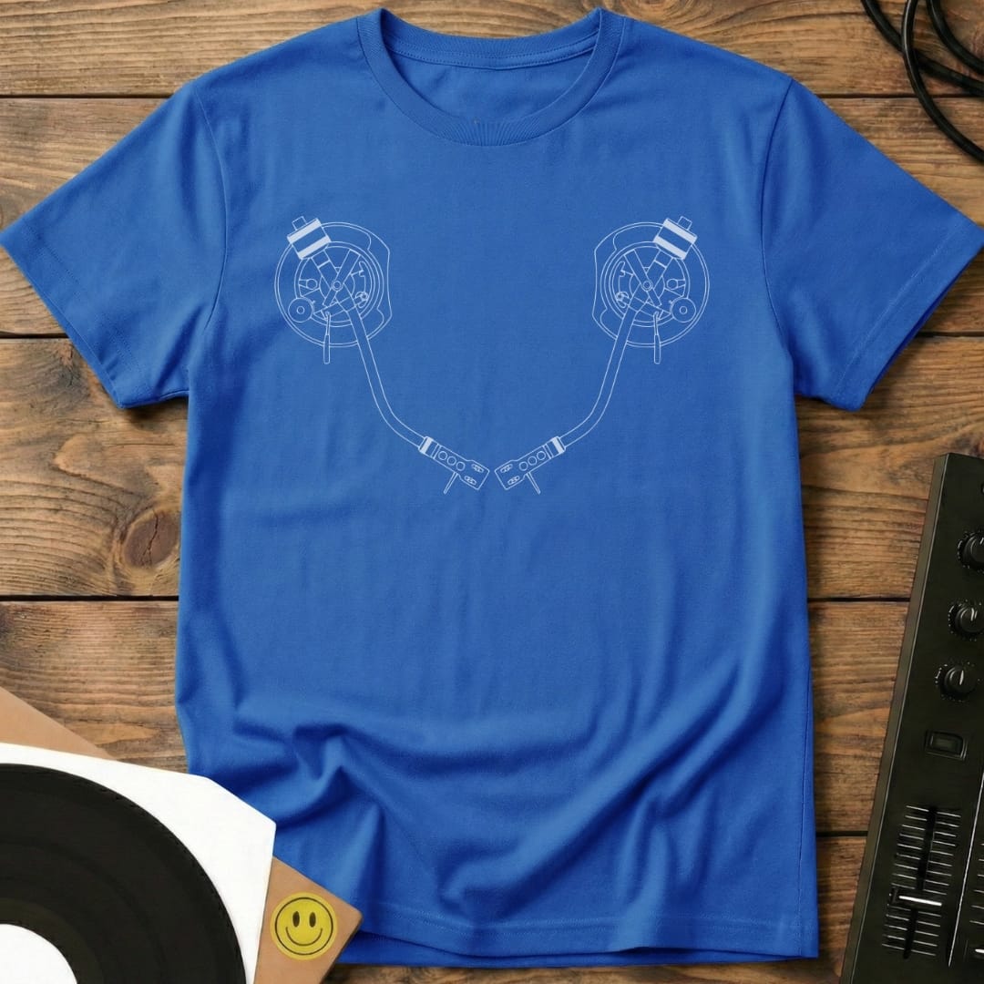 Tone Arm Smile T-Shirt Royal / S Tone Arm Smile T-Shirt