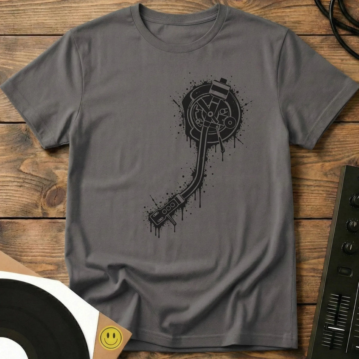 Tonearm Ink T-Shirt Charcoal / S Tonearm Ink T-Shirt