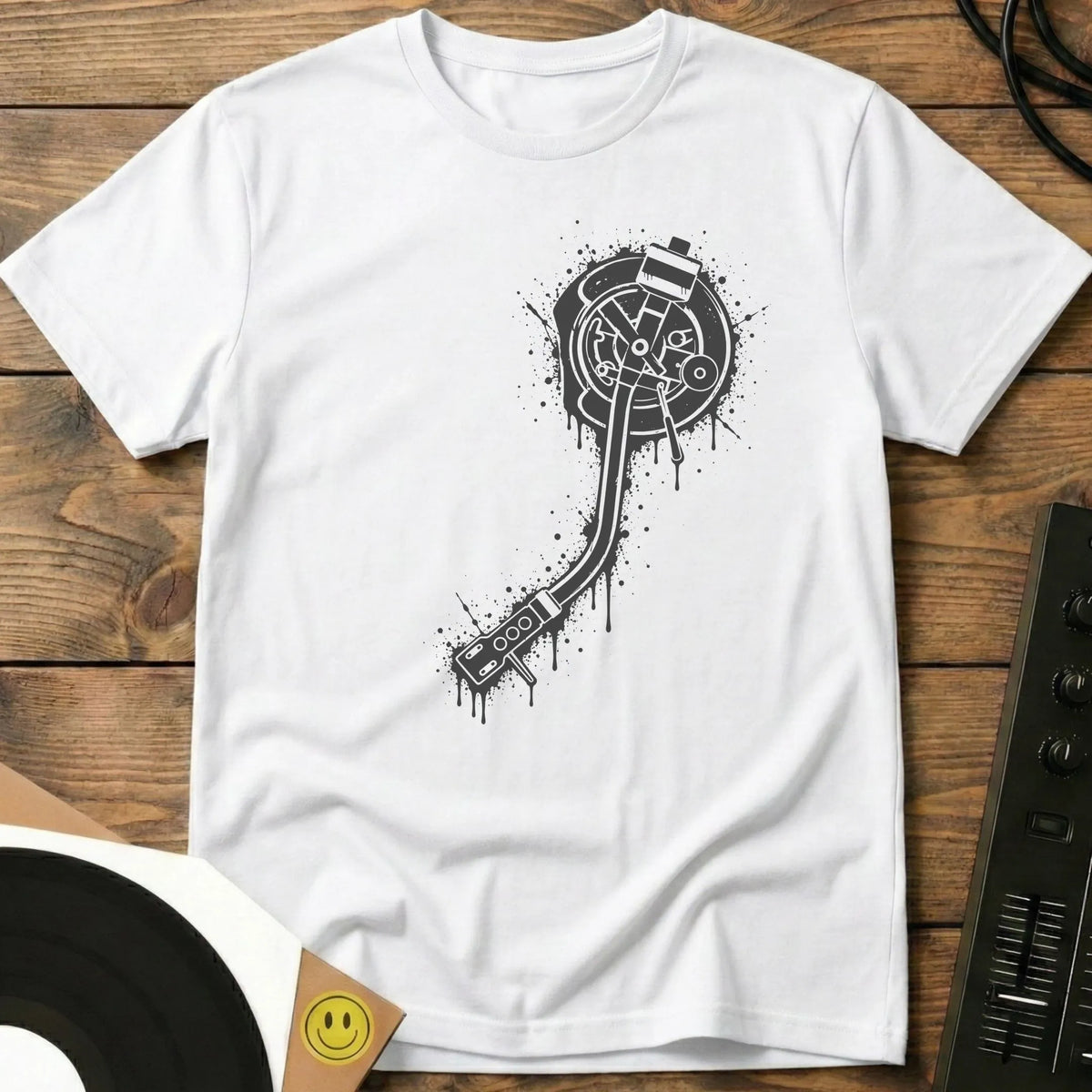 Tonearm Ink T-Shirt White / S Tonearm Ink T-Shirt