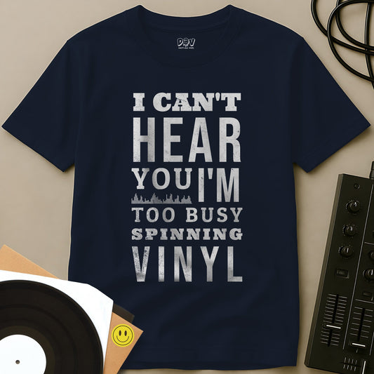 Too Busy Spinning T-Shirt Navy / S Too Busy Spinning T-Shirt