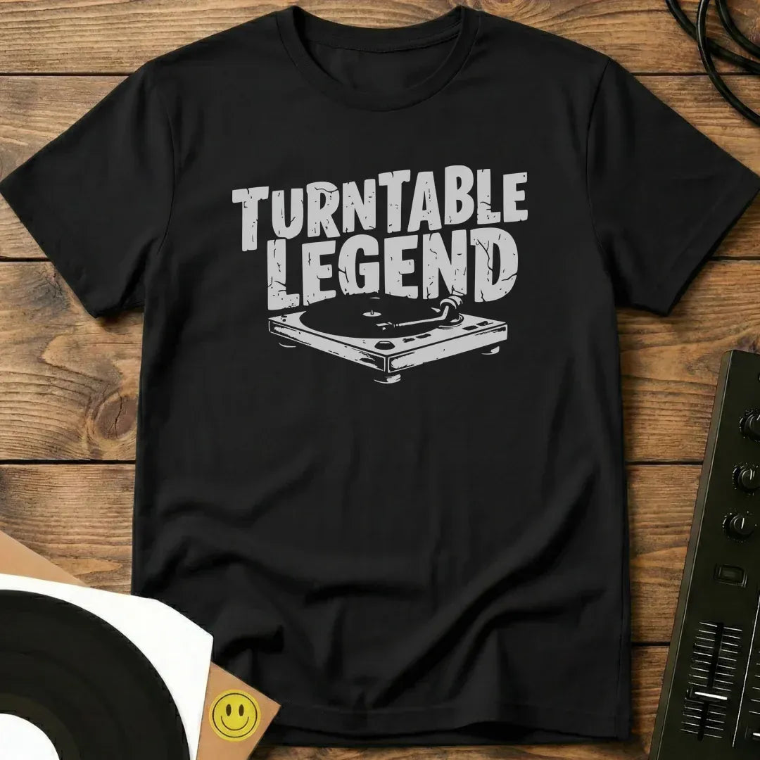 Turntable Legend T-Shirt Black / S Turntable Legend T-Shirt