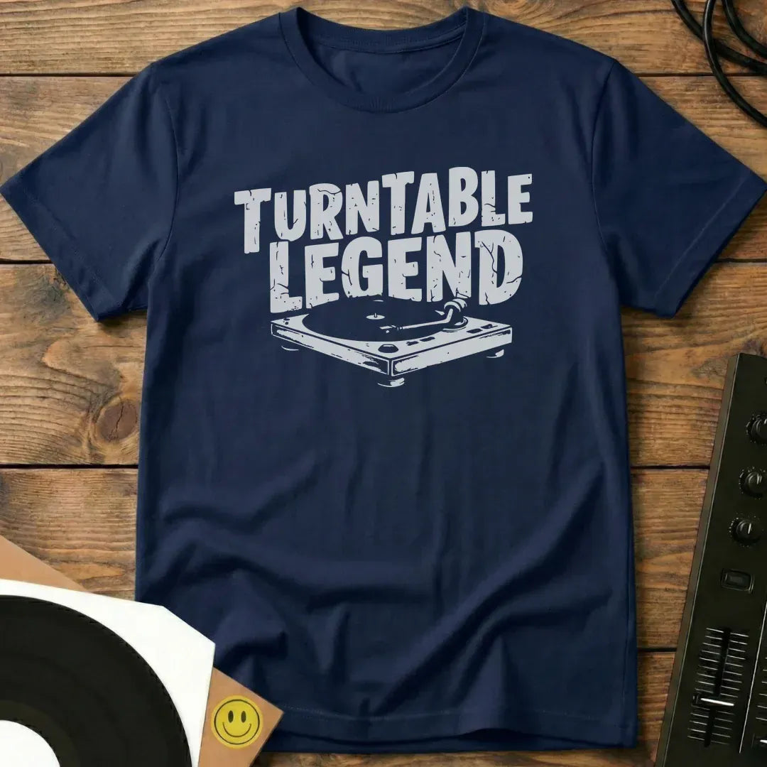Turntable Legend T-Shirt Navy / S Turntable Legend T-Shirt