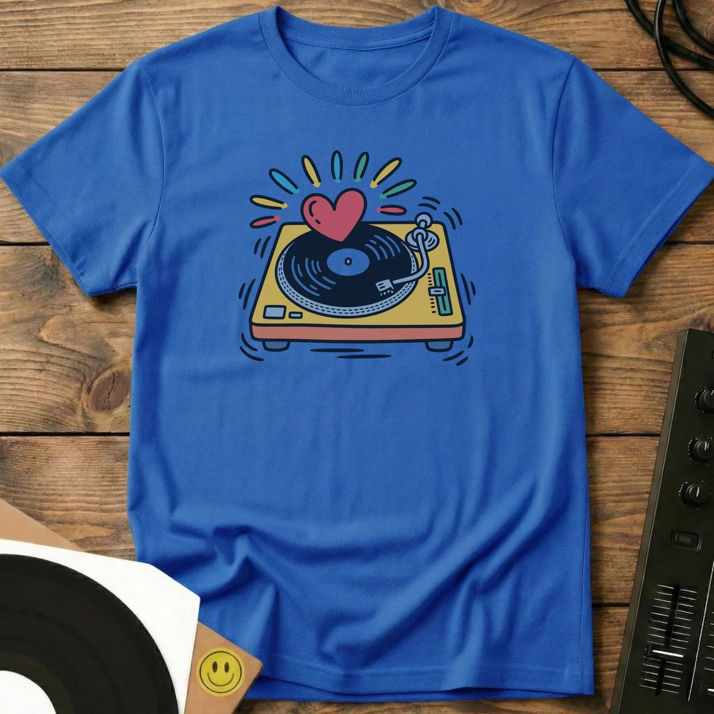 Turntable of Love T-Shirt Royal / S Turntable of Love T-Shirt