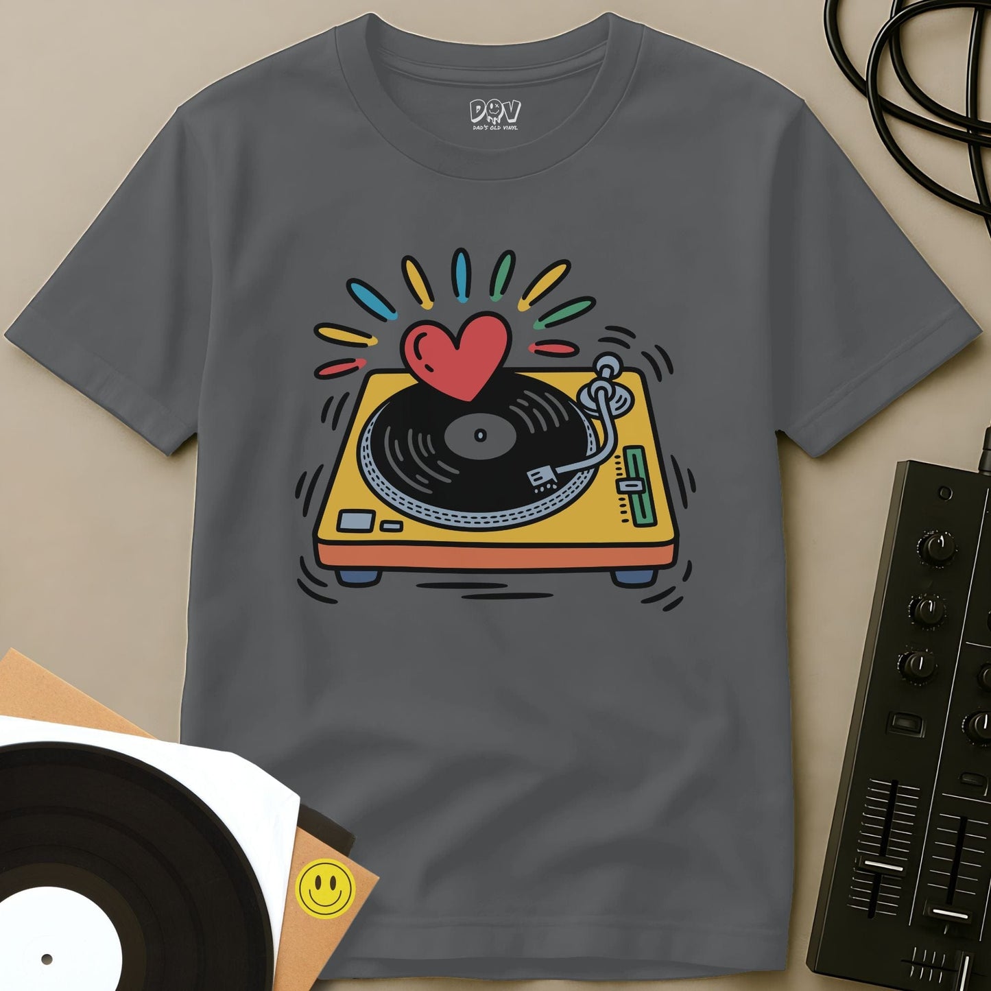 Turntable of Love T-Shirt Sport Grey / S Turntable of Love T-Shirt