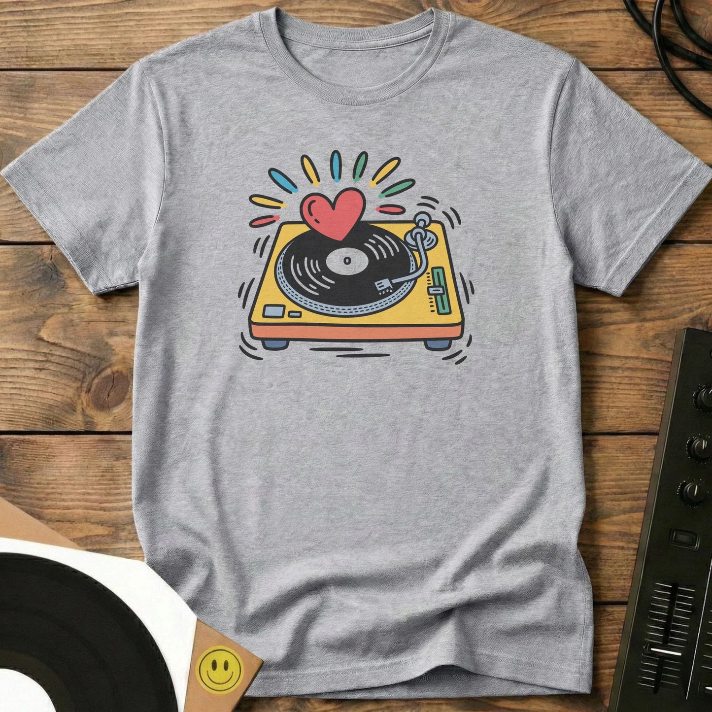 Turntable of Love T-Shirt Sport Grey / S Turntable of Love T-Shirt